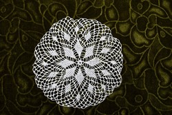 Crochet lace needlework home textile decoration small size showcase tablecloth 17 cm
