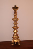 Xix. Century church wooden candlestick