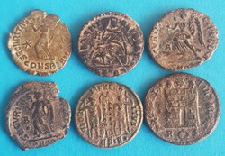 6 pcs beautiful Roman small bronze in the condition according to the photos