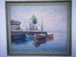 Mediterrán festmény