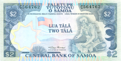 Samoa 2 tala 1985 UNC