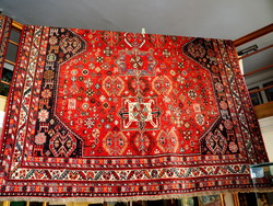 Kézi csomózású iráni shiraz perzsaszőnyeg