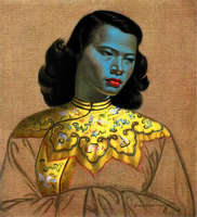 Vladimir Tretchikoff -  Chinese Girl - vászon reprint