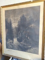 Viktor Olgyai is a rare, collectible, original frame, 73 x 60 cm