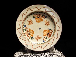 Városlőd ceramic wall bowl, plate 19 cm