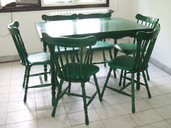 Green retro dining room for sale