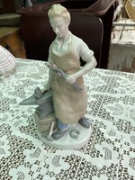 Katzhütte porcelán kovács figura