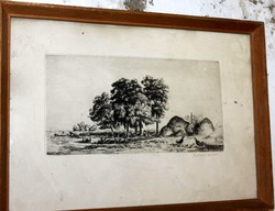 István Boldizsár etching 306