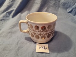 Zsolnay silver patterned mug