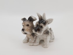 Unterweissbach  porcelán kutyapár, foxi
