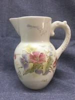 Zsolnay, xix. Century jug with family mark 19 cm