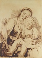 1I547 glatz oscar - prihoda istván: mother with child