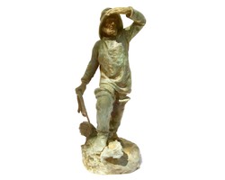Hélo bronz szobra - (francia 19. század vége – 20. század eleje)