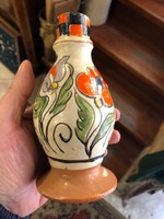 Wolf ceramic vase, 15 cm, flawless piece.