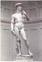 Képeslap /  Michelangelo Buonarroti   / munkája
