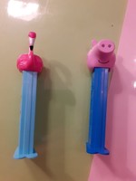 Peppa pig and pink flamingo - pez candy holder - pcs price