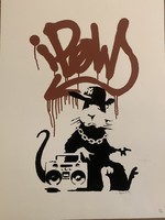 Banksy Gangsta rat