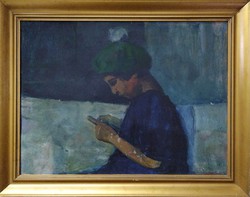 Eredeti, Endre Béla festmény (1870-1928) olajfestmény! Nagyházi aukción 2009ben indult!