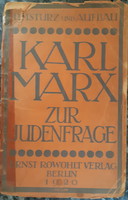 Karl Marx: Zur Judenfrage Judaica