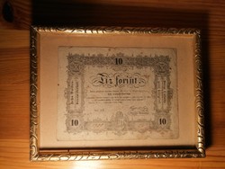 10 Forints 1848, bank of Kossuth