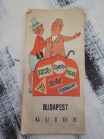 1960-70-es Budapesttel kapcsolatos idegenforgalmi prospektus