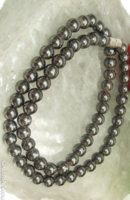 Magnetite mineral necklace with magnetic clasp