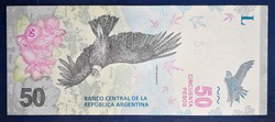 Argentína 50 Pesos 2018 Unc