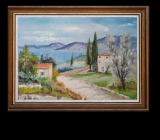 Spring in Tuscany ii. Impression indicated,
