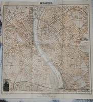 1927. Budapest térkép, Dr. Vigyázó János által tervezett
