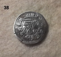 Hunyadi matry denarius (double beaten) ag silver