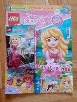 LEGO Disney Aurora hercegnő minifigura + újság - német nyelvű ÚJ Csipkerózsika