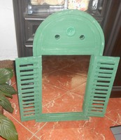 Check out almost every product on sale! - Antique green blind mirror