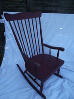 Wood - American - rocking chair - old - with marinade - extremely comfortable - flawless !!