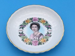 II.Erzsébet királynő 60. születésnapjára Coalport angol porcelán