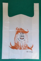 Pompom Pannónia Filmstúdió retro nylon táska, mesefigurás reklámtáska,