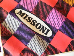 Retro Missoni selyemkendő, sál