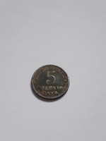 5 Pfennig 1919 "J" !