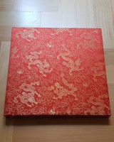 Kínai selyem kép, 30x30 cm