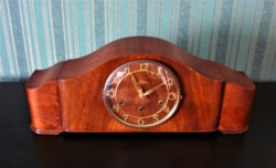 Karl Lauffer Quarter Percussion (Westminster) Fireplace Clock (1920s-30s)
