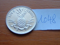 Bahamas 5 cents 2000 pineapple, copper-nickel # 1048