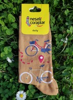 Bicycle pattern socks bicycle/bicaj/bicó/bicycle