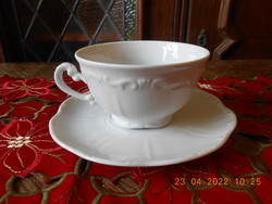 Zsolnay barokk, fehér teás csésze