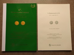 2 db numizmatikai aukciós katalógus (id41424)