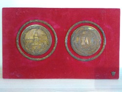 Környe Az idők viharában is fennmaradt Bozó Gyula bronz plakett (id41541)