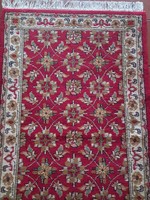145 x 75 cm kézi csomózású Indo Isfahan szőnyeg eladó
