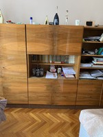 Retro! Varnished room furniture made in Szeged (1977) in one!