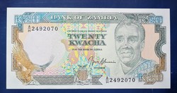 Zambia 20 Kwacha 1989 Unc