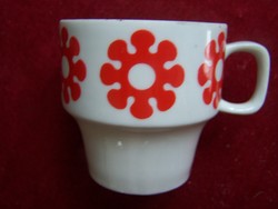 Hollóházi csésze (Seregély Márta terve) Hibátlan M: 5,7 cm, jelzett