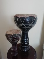 Old oriental ceramic drums, 2pcs