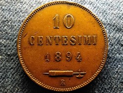 San Marino Köztársaság (1864-) 10 centesimi 1894 R (id60711)